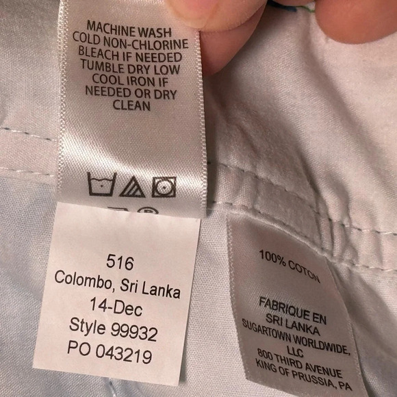 LILLY PULITZER Callahan Shorts in Lion in the Sun Ariel Blue Women's size 0 - Picture 8 of 10